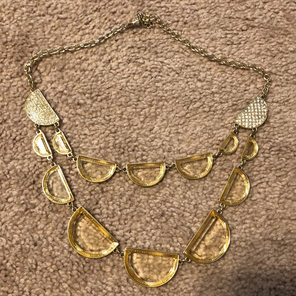 Gold chunky necklace